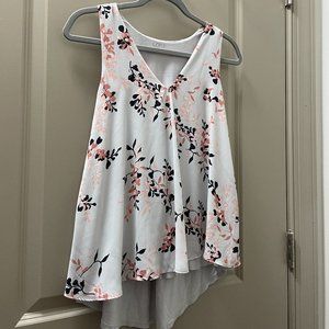 LOFT-Ice Blue, Flowy Sleeveless Blouse